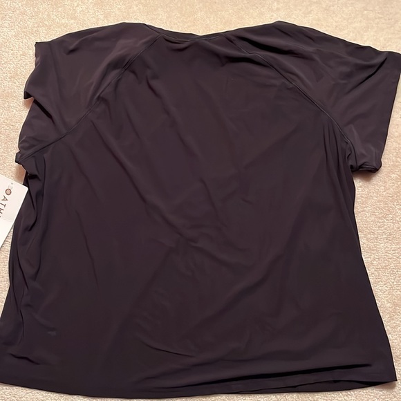 Athleta nwt black 1x workout t - Picture 6 of 6
